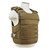 NcSTAR Heavy Duty Plate Carrier [M-4XL] Adjustable w/External Pockets- Tan