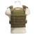 VISM Fast Plate Carrier w/10"x12" Level IIIA 2X SOFT Ballistic Panels [SM-2XL]-Green