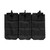 Tactical Molle Triple Magazine Pouch Nylon 223/5.56/7.62 Rifle Mag Holder-Digital Camo