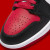 Nike Air Jordan 1 Mid Women "Black/Gym Red/White"