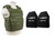 Expert Plate Carrier M-2XL, 2XL-4XL Adjustable Includes (2) 11x14 Level 4 Plates-Green