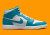 Nike Air Jordan 1 Mid "Aquatone/White/Celestial Gold" Men Size
