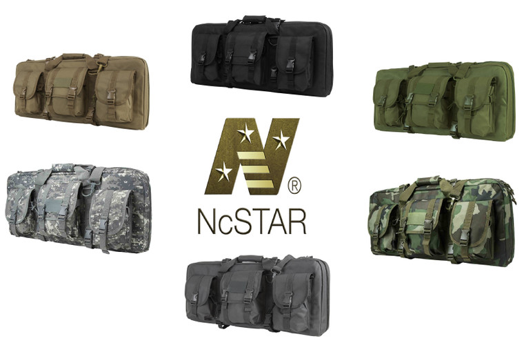 DELUXE AR & AK Pistol, SUBGun Gun Case w/3 ACCESSORY POCKETS (28"L X 13"H)