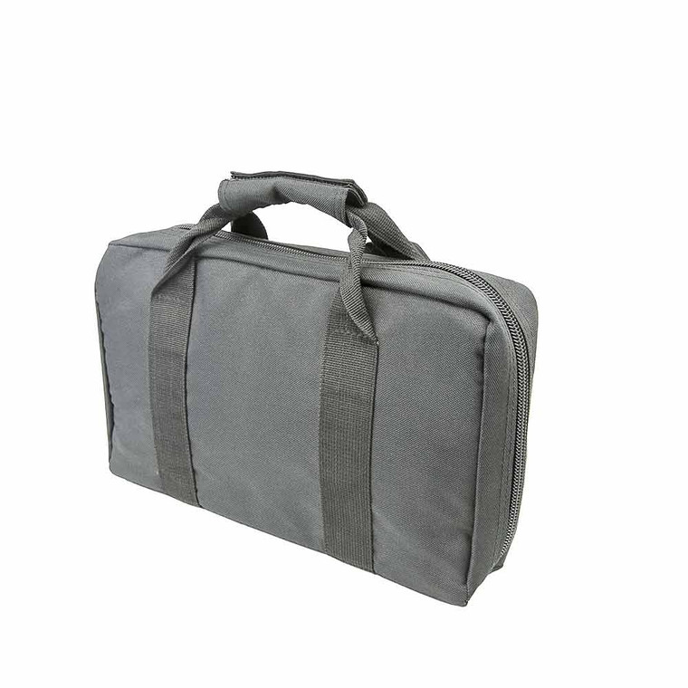 NcSTAR Discreet Double Pistol Case- Urban Gray