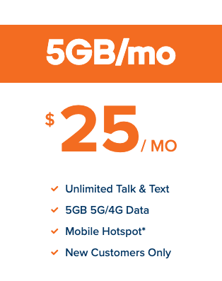 Boost Mobile - 5GB/mo