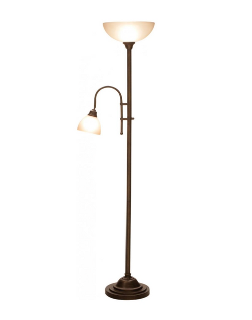 Bronze Torchiere Floor Lamp