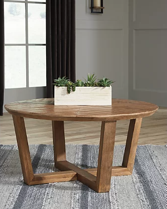 Kinnshee Coffee Table - Brown