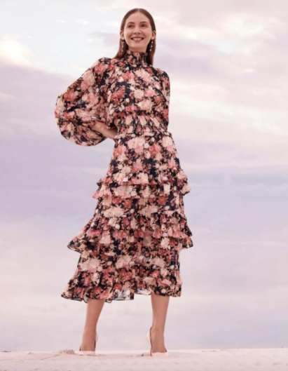 Elliatt Sonvia Maxi Dress Floral Print