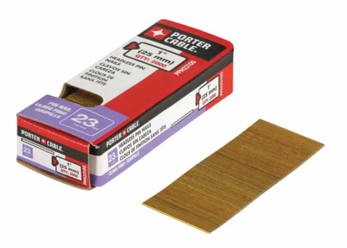 1 in. x 23-Gauge Glue Collated Bright Pin Nails