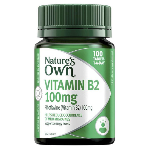 Nature's Own Vitamin B2 100mg - 100 Tablets