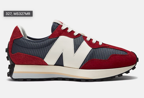 327 - Nb navy with nb scarlet