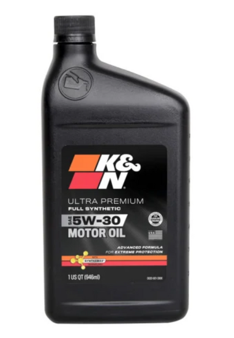 OIL; 5W-30 K&N SYNTHETIC MOTOR OIL, QUART