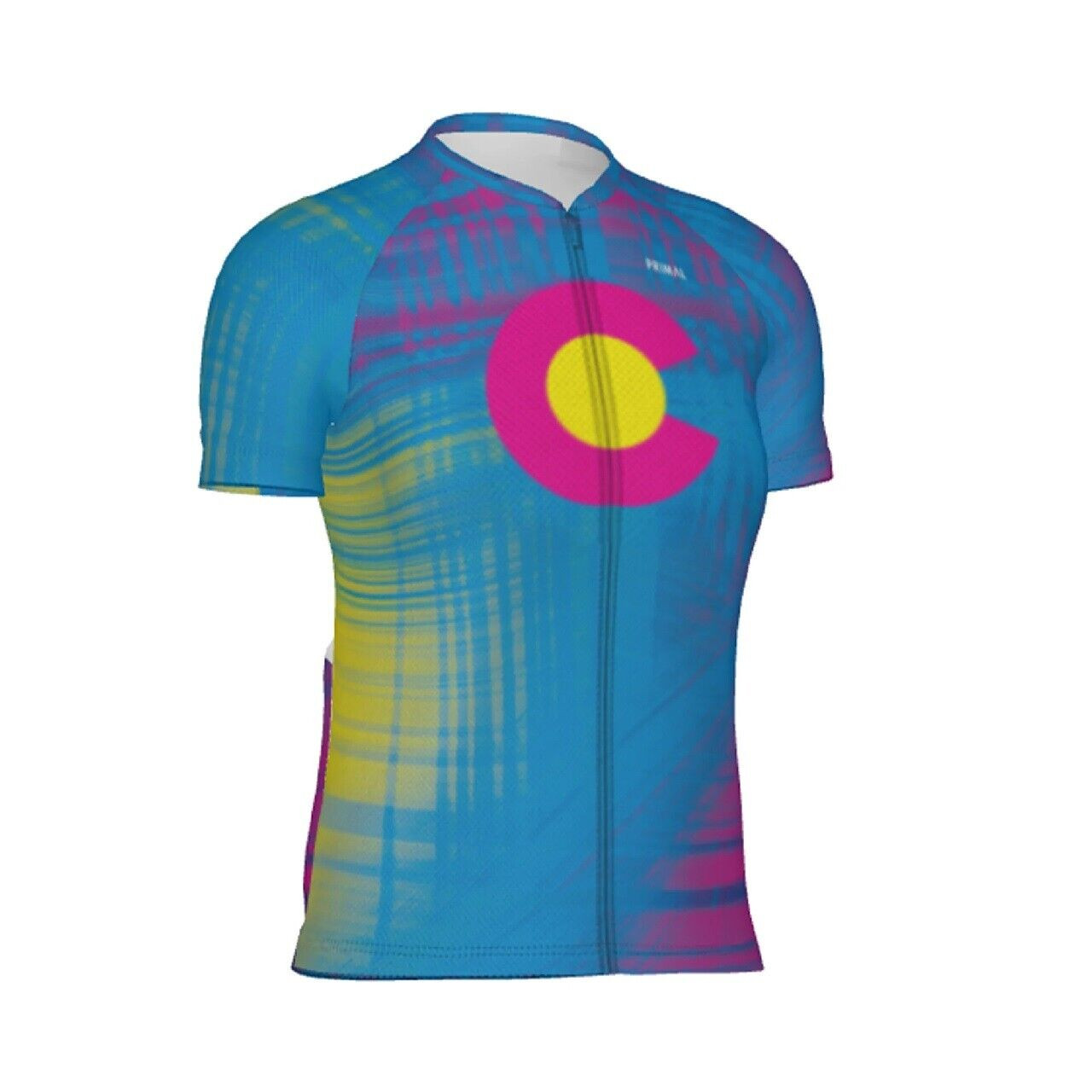 Cycling Jersey Primal Wear Neon Colorado Women's Omni Full Zip