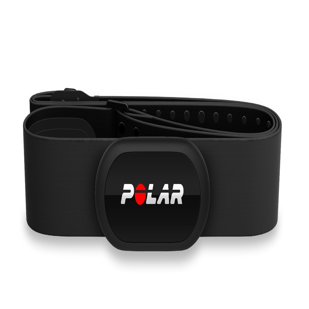 Polar H10 heart rate sensor.