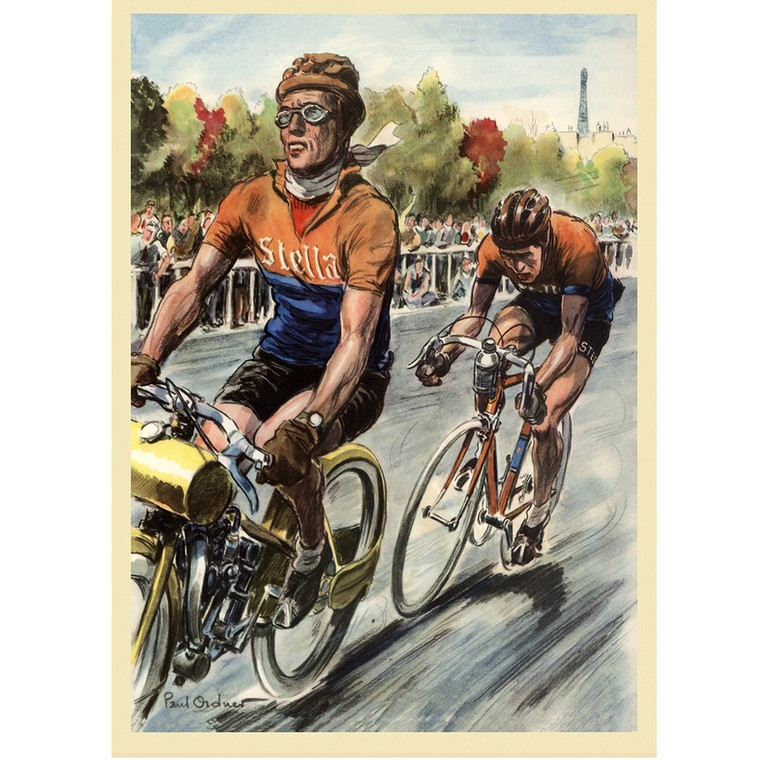 Criterium des As Bicycle Poster Vintage Bicycling Art Poster-by Paul Ordner  BoyerCycling