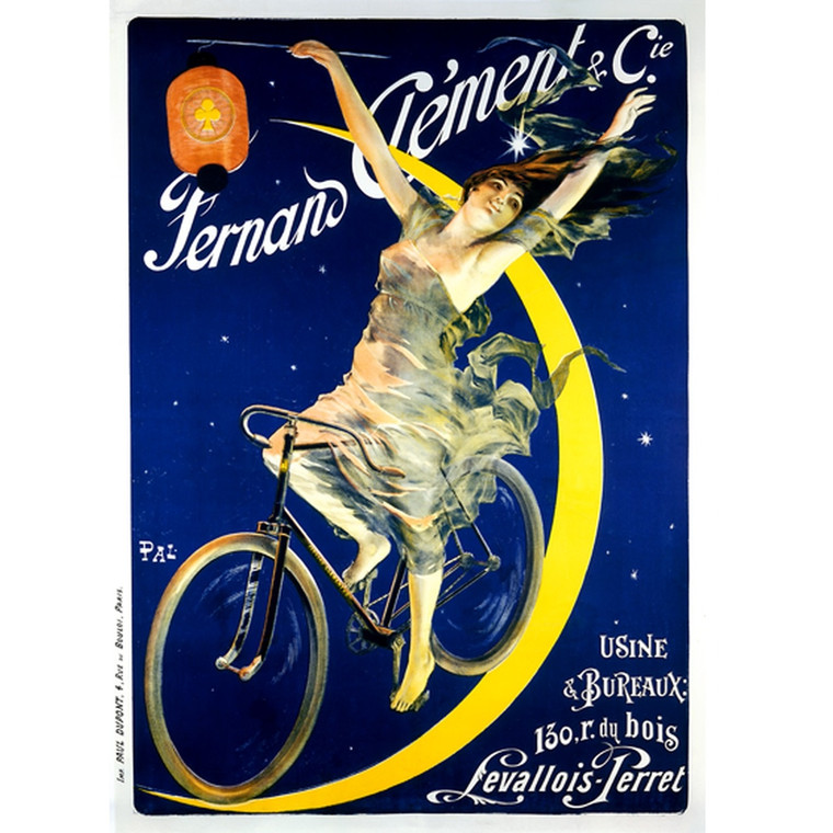 Fernand Clement Cycling Poster Vintage Bicycling Art Poster -Jean de Paleologue BoyerCycling
