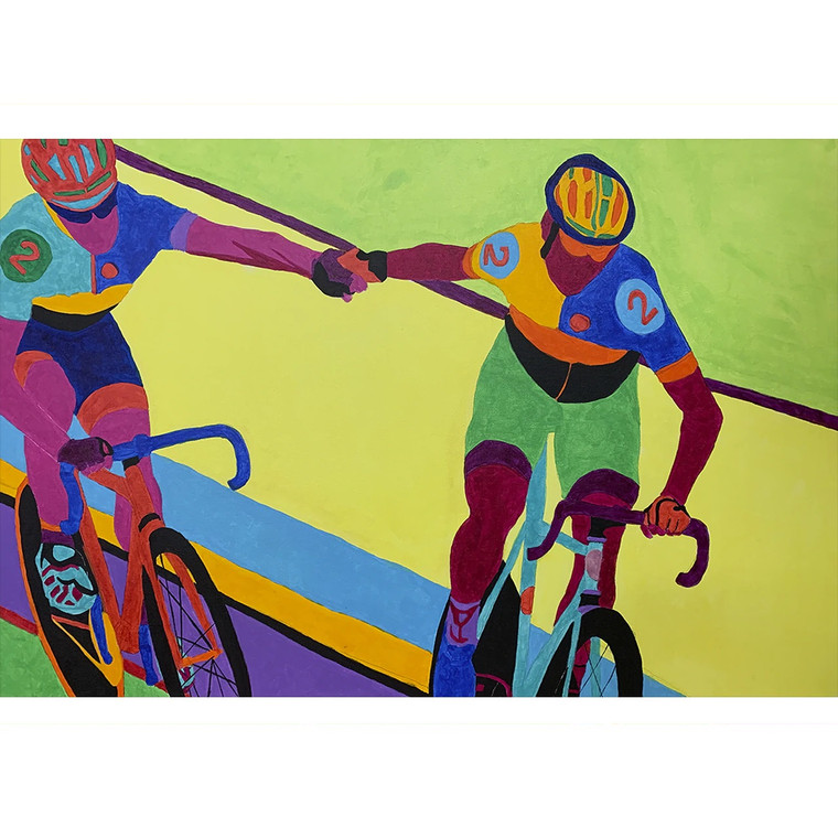 The Madison Velodrome Bike Racing by Sandra Wright Sutherland BoyerCycling