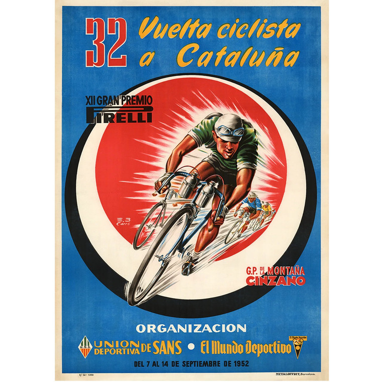 Vuelta a Cataluna Bicycle racing Poster BoyerCycling