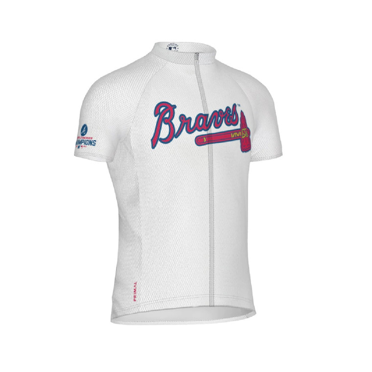 Primal Wear Atlanta Brave World Champion Limited Edition Cycling Jersey White) front BoyerCycling.com