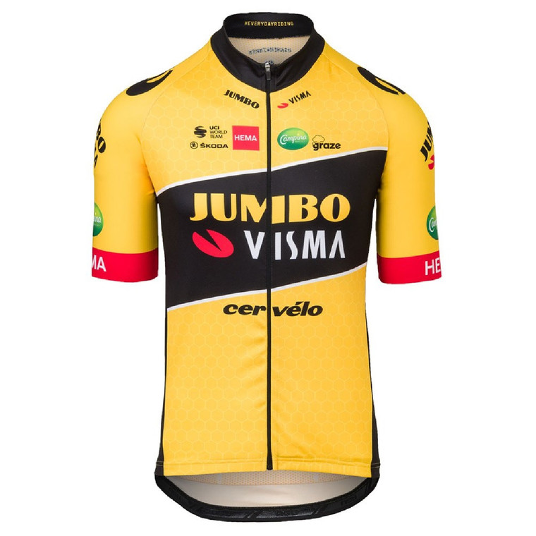 Team Jumbo-Visma 2022 Replica Cycling Jersey |BoyerCycling.com