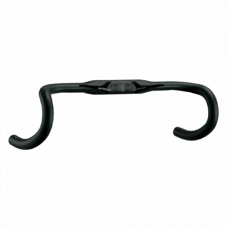 ROAD HANDLEBAR FSA GOSSAMER COMPACT ALLOY  31.8 x 38cm V19 Black