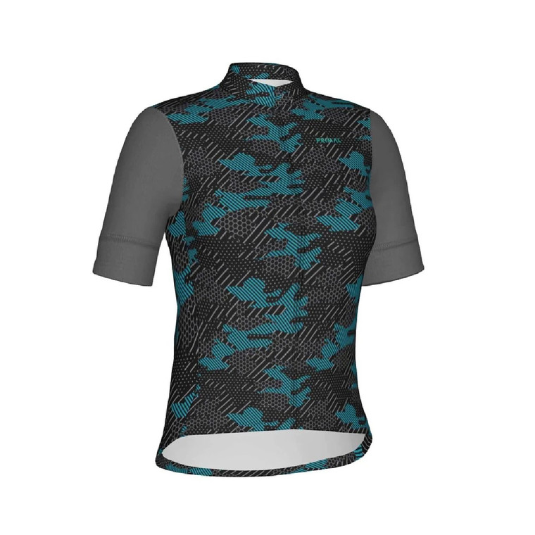 Primal Teal Camo Women's Helix 2.0 Cycling Jersey