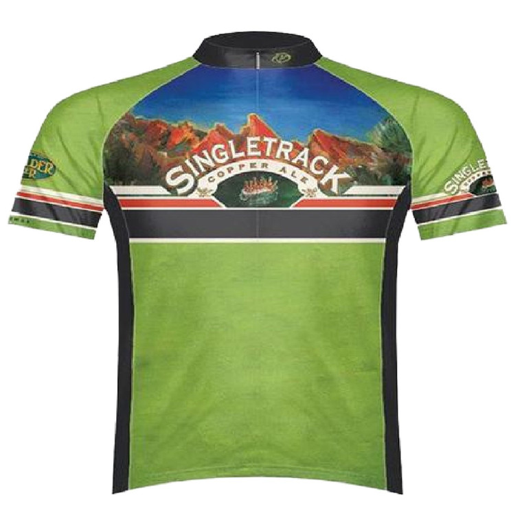 Primal Wear Boulder Beer Singletrack Copper Ale Men's 3/4 zip Cycling Jersey SM