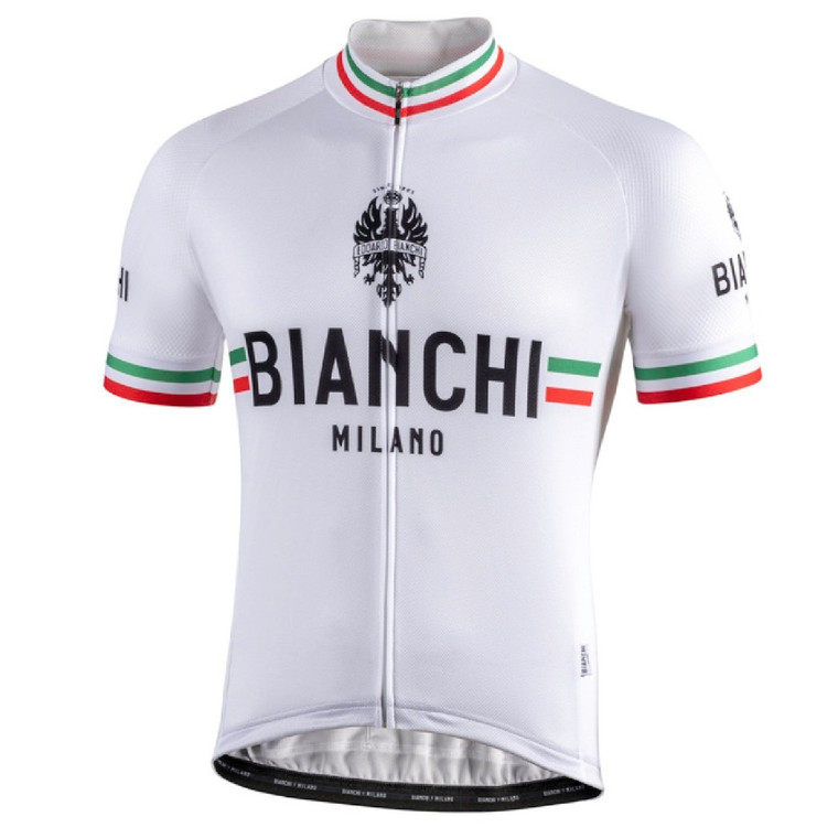 Nalini Bianchi-Milano ISALLE cycling jersey white boyercycling
