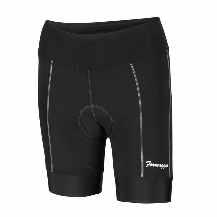 Formaggio Women's 10 Panel Pro Style Padded Lycra Cycling Short