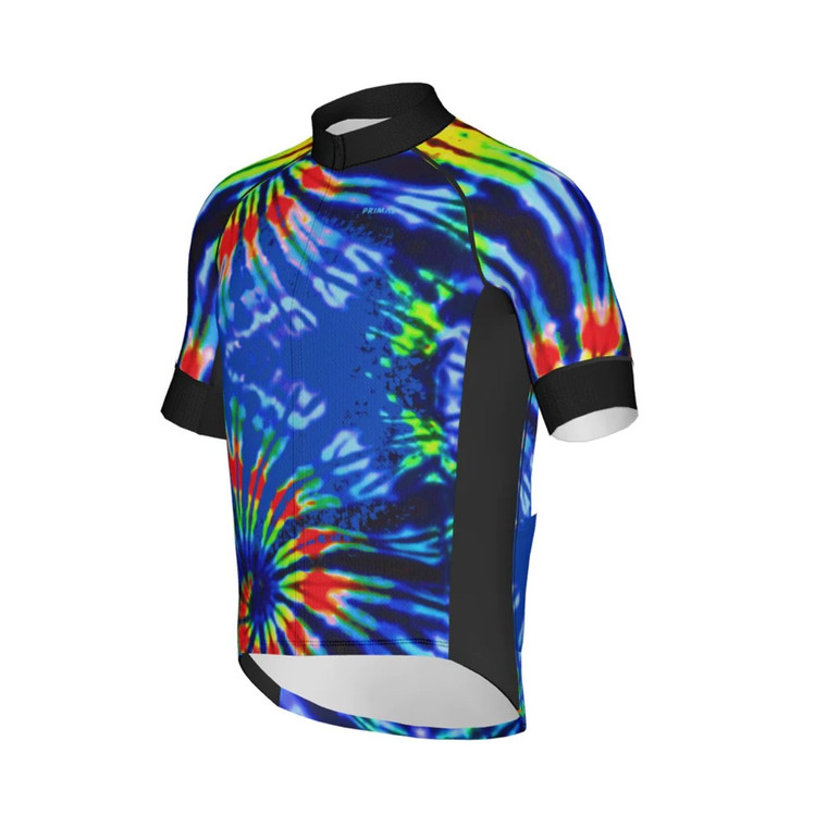 Primal Exoskeletal Tie-Dye Men's Evo 2.0 Cycling Jersey-Short Sleeve