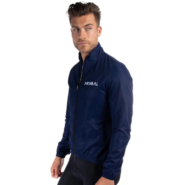 Primal Lunix Men's Navy Sport Cut Cycling Wind Jacket