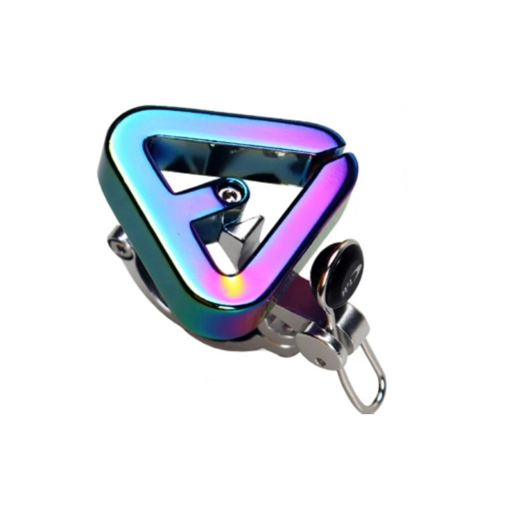 Oil Slick Triangle Bike Bell Solid High Pitch Ring Tone Bike Bell