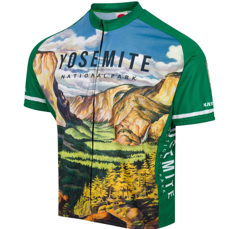 Yosemite National Park Men's Full Zip Cycling Jersey