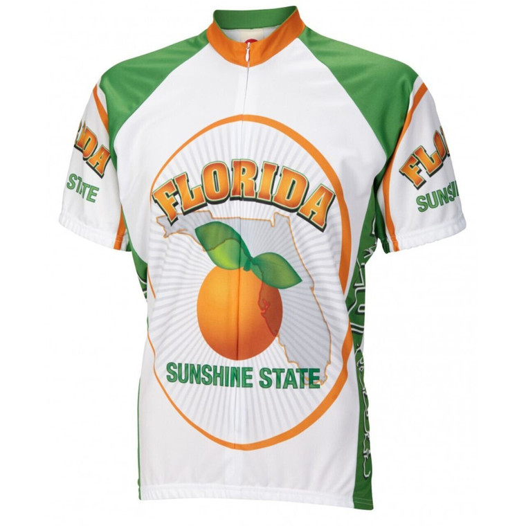 Cycling Jersey Florida The Sunshine State Full Zip