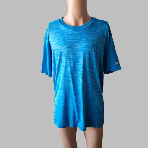 Upgrade your training gear with the And 1 Basketball Training Shirt in size L. Crafted from lightweight, breathable fabric, this vibrant blue shirt with a subtle heather pattern offers comfort and style for your toughest workouts. Short sleeves and a classic crew neck provide a relaxed yet performance-ready fit.