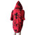 2-pack of short sleeve pullover hoodies in camo and red tie-dye.