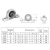 8-30mm Bore Ball Bearing Pillow Block Mounted Support Pillow Block