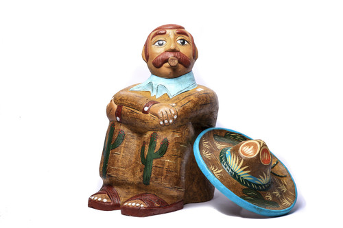 CLAY PANCHO STATUE