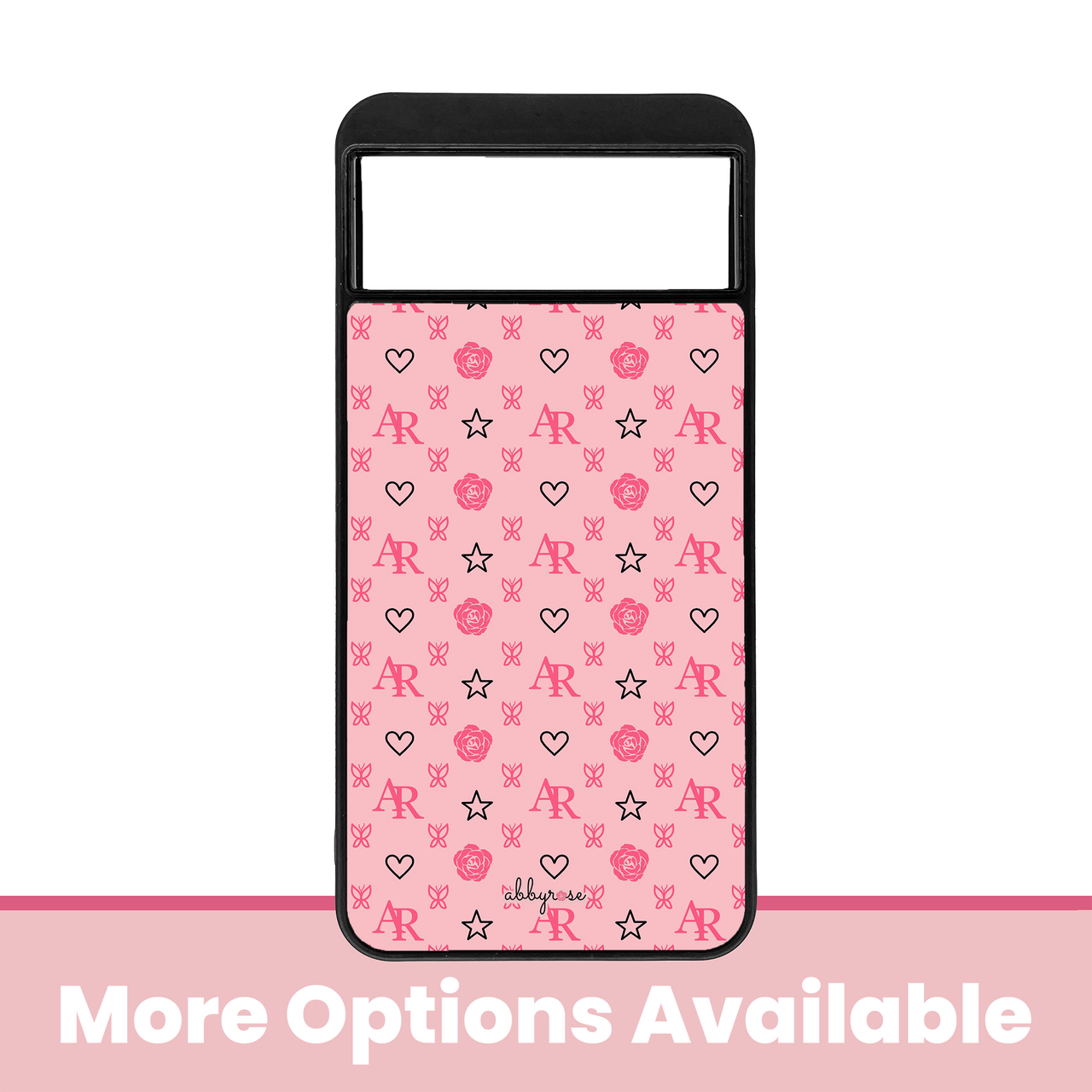 abbyrose Initials Pixel Phone Case