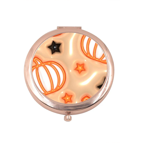 Pumpkin Star Compact Mirror