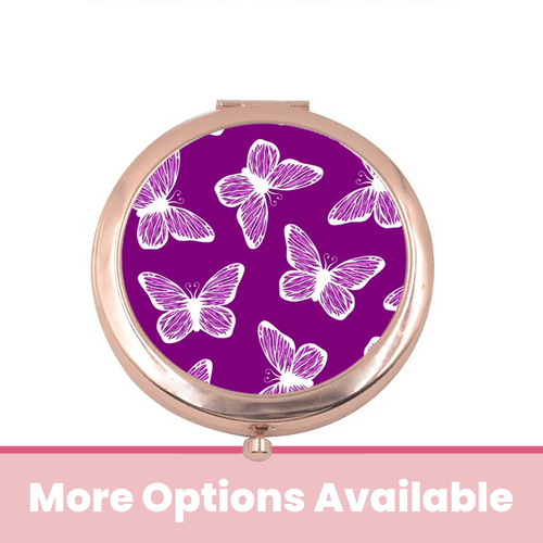 Electric Butterflies Compact Mirror