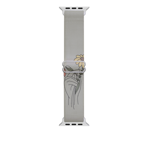 Flowers in Hand Apple Watch Band
