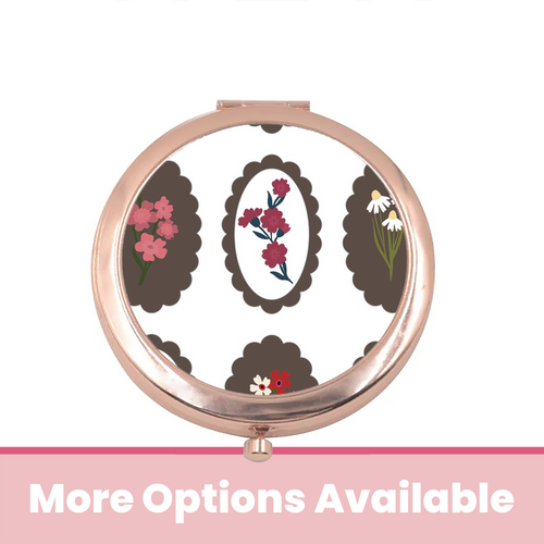 Spring Stamps Compact Mirror