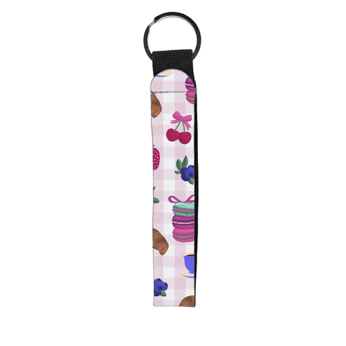 Sweet Paris Wristlet Key Chain