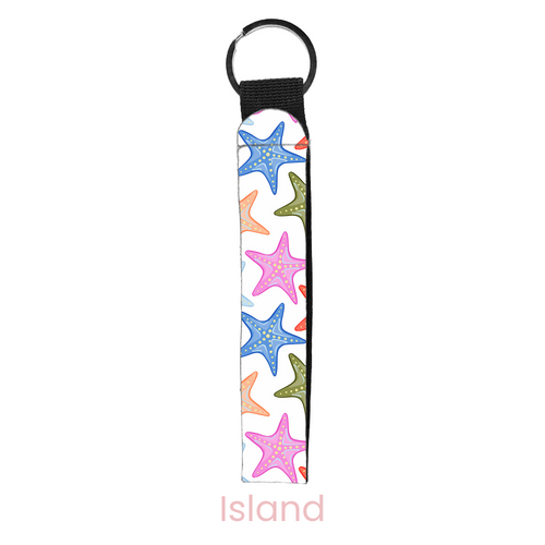 Sea Stars Wristlet Key Chain