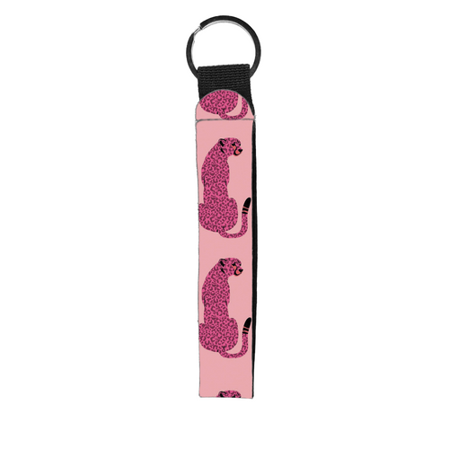 Pink Panther Wristlet Key Chain