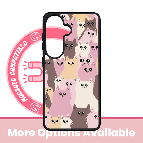 Meow Town MagSafe Galaxy Phone Case
