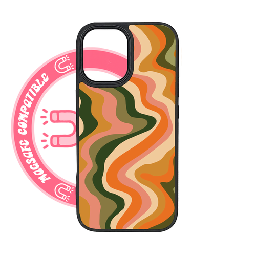 Olive Waves MagSafe iPhone Case