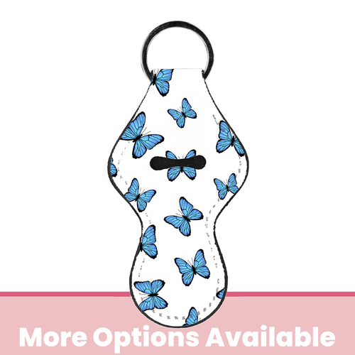 Blue Butterflies Lip Balm Holder