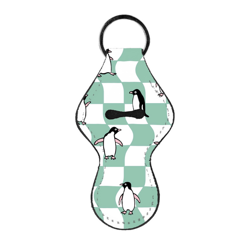 Puzzled Penguins Lip Balm Holder